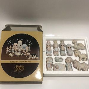 Precious Moments 11 piece mini nativity. Special listing for @anakarina0126